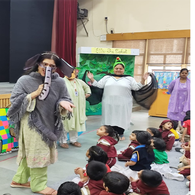 Animated storytelling session for PS and PP